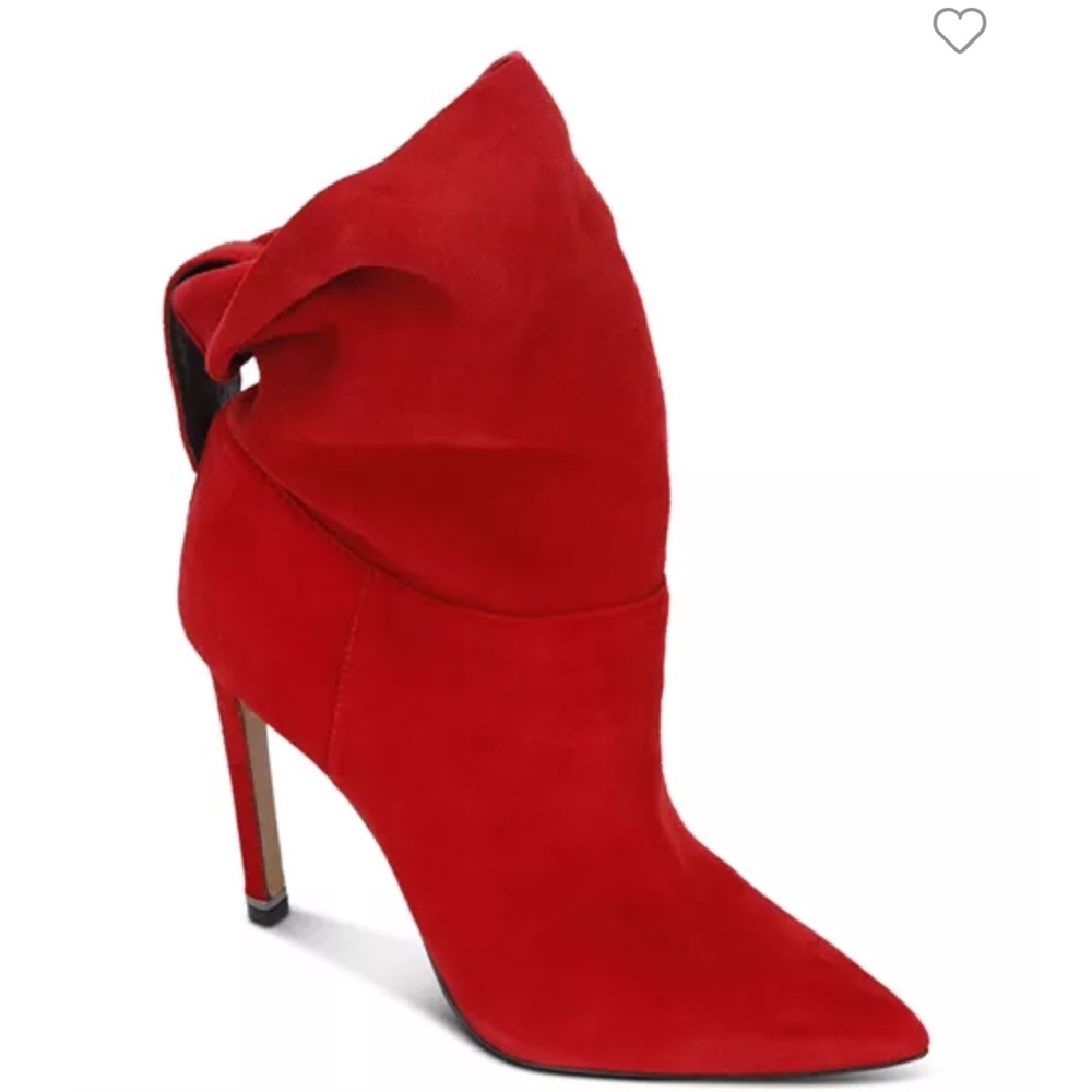 Brand New Kenneth Cole New York women’s Riley 110mm Heel Slouch Red Bootie